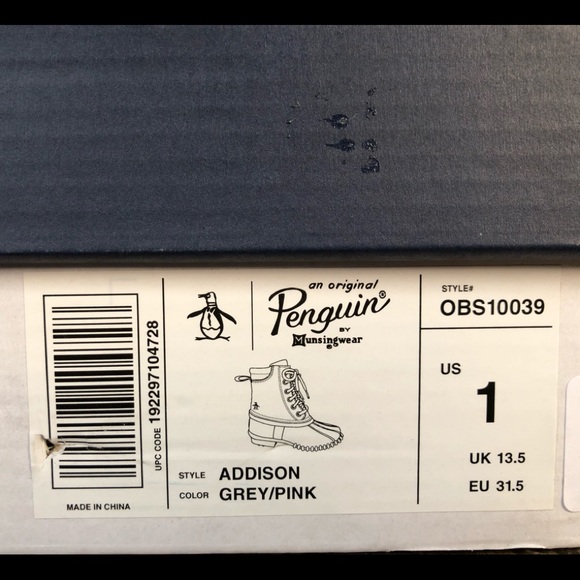 NEW Original Penguin Little Boys Addison Duck Boot - Picture 12 of 16